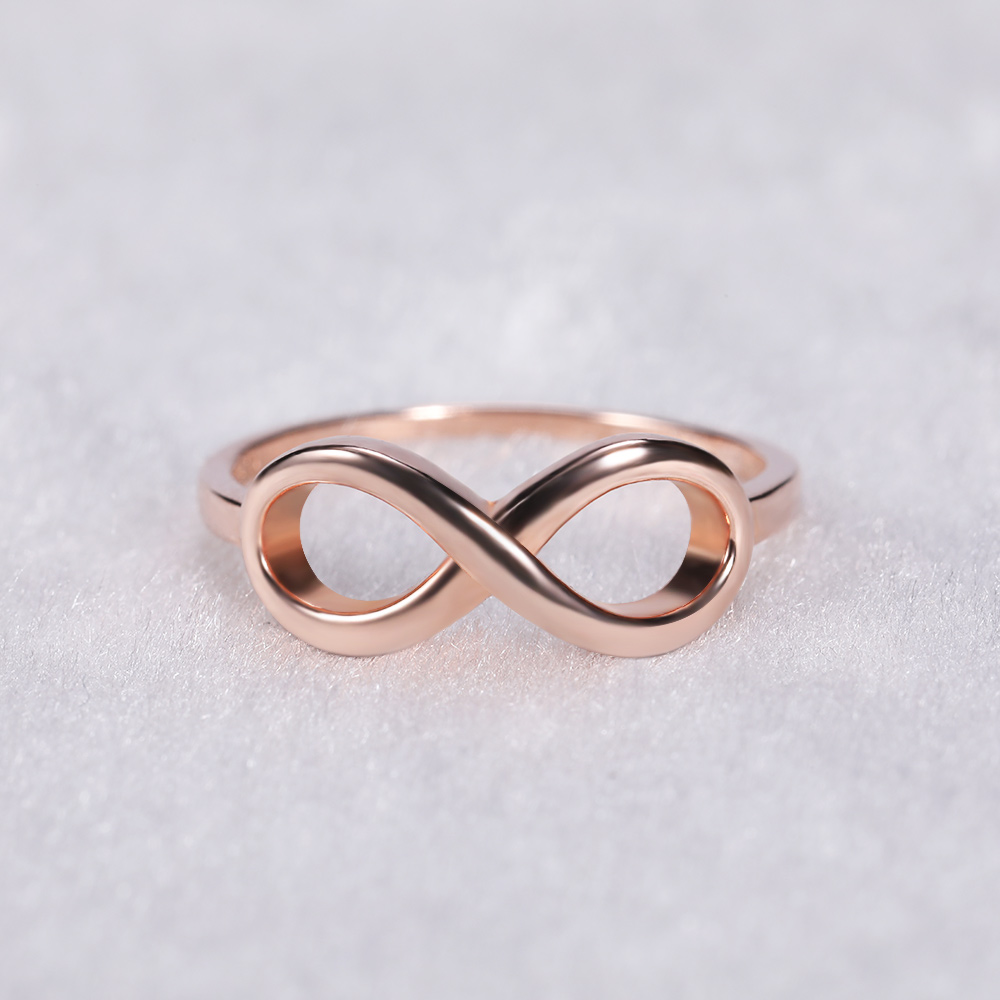 925 Sterling Silver Ring Infinite Knot Ring Eternal wedding ring