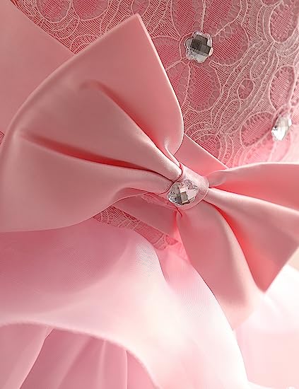 Summer hot girls' dress Beaded Princess Children's Evening Dress Ruffled lace party tulle