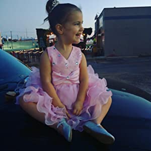 Hot three-dimensional Rose Princess dress multi-layer mesh pompadour skirt Flower child dress lace tutu