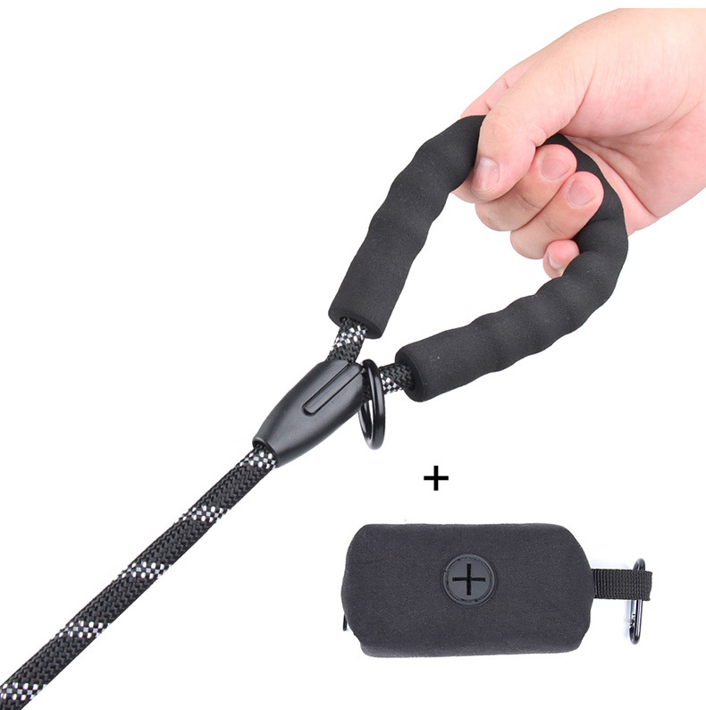 150cm new dog leash with garbage bag dispenser Small pack pet leash