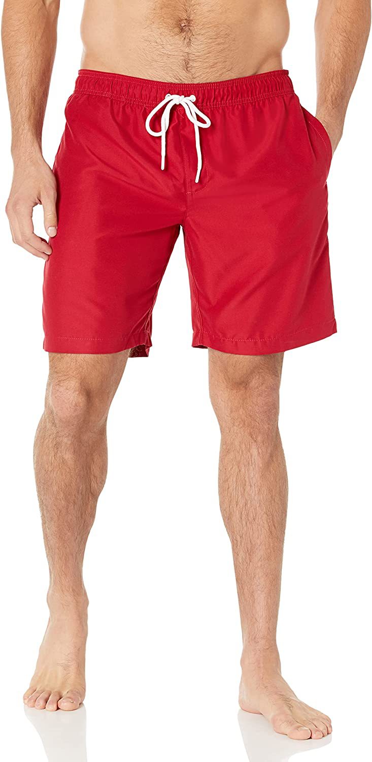 Essentials Men's 9" Quick-Dry Swim Trunk