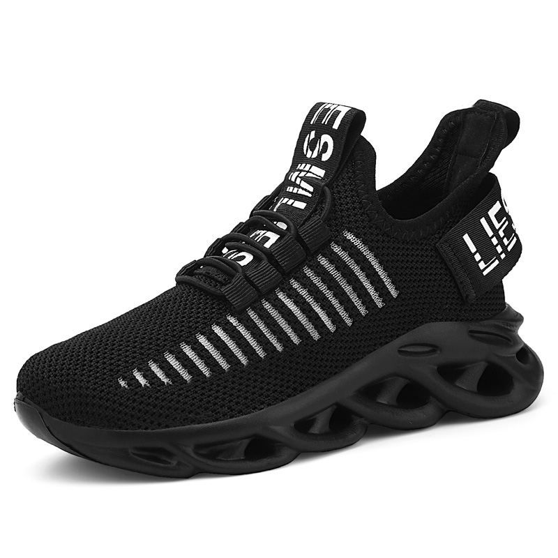 Children's Fashion Sports Shoes, Breathable Soft Bottom Lace-up Comfortable Sock Absorption