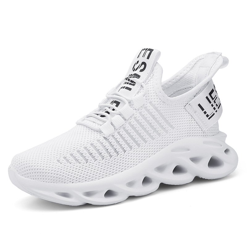 Children's Fashion Sports Shoes, Breathable Soft Bottom Lace-up Comfortable Sock Absorption
