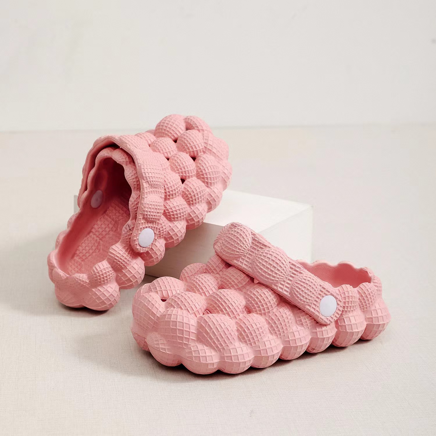 Kids Bubble Shoes Sandals Boys Girls Beach Slipper Summer Bubble Slides 