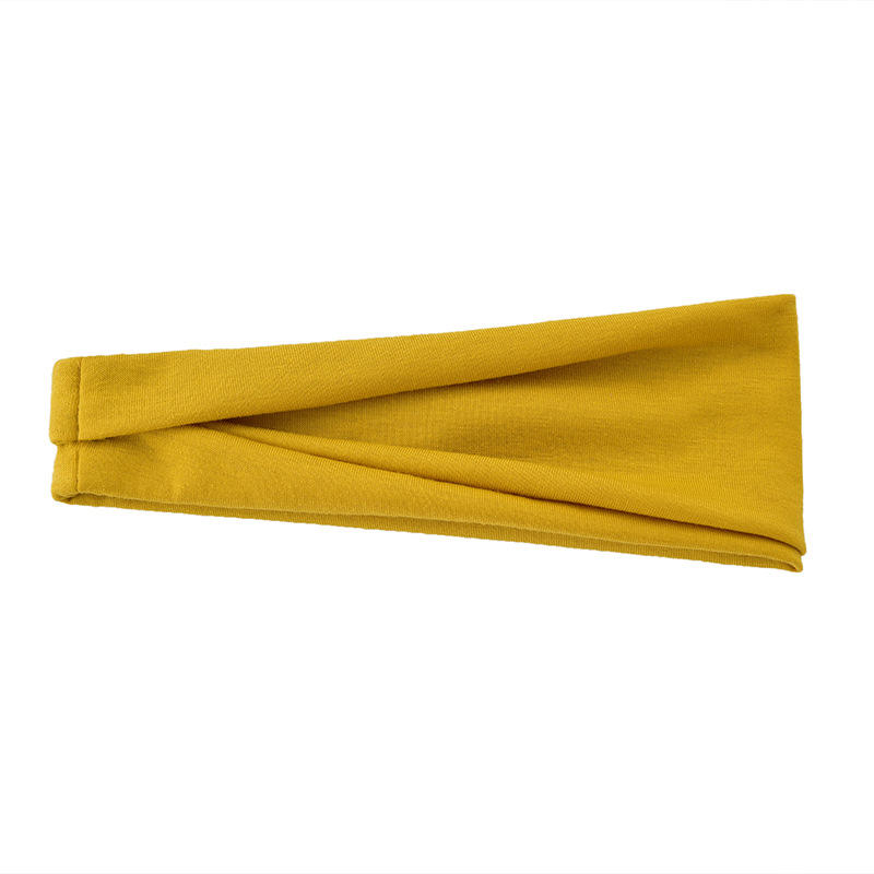 Hair Band, Multi-Color Solid Simple Design Soft Elastic Fabric Skin-friendly Wear Resistant, for Girls
