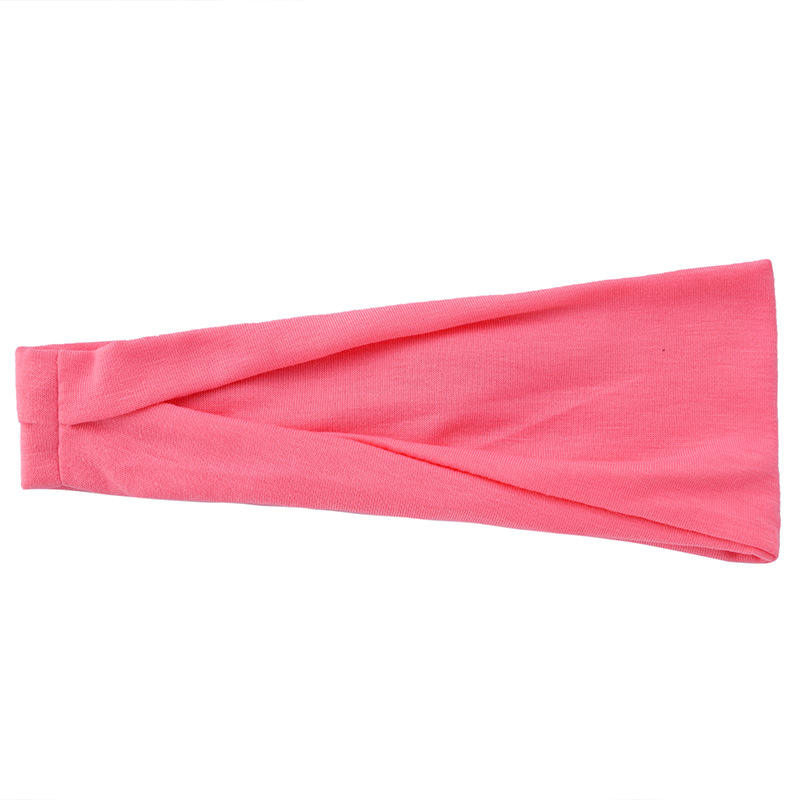 Hair Band, Multi-Color Solid Simple Design Soft Elastic Fabric Skin-friendly Wear Resistant, for Girls