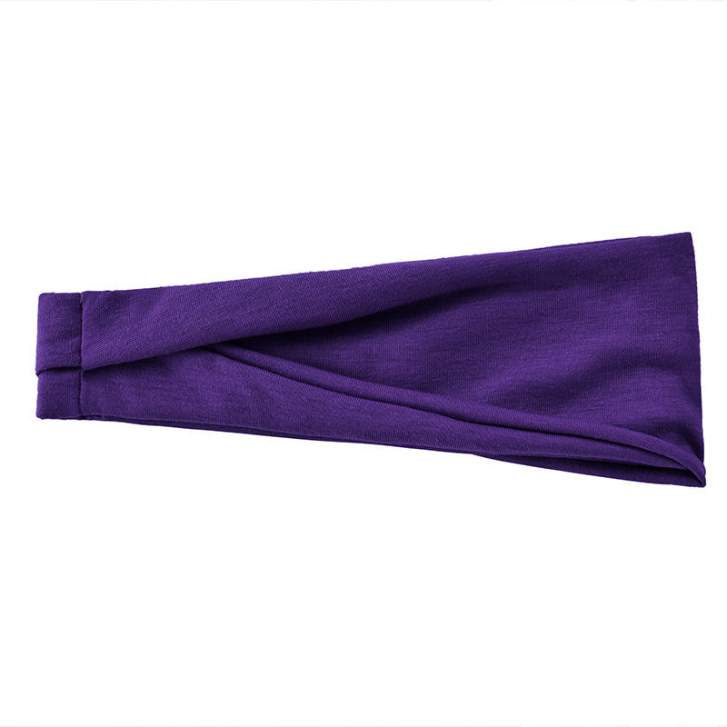 Hair Band, Multi-Color Solid Simple Design Soft Elastic Fabric Skin-friendly Wear Resistant, for Girls