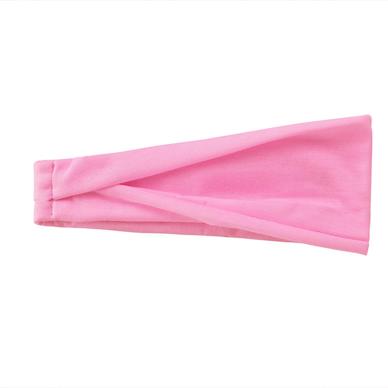 Hair Band, Multi-Color Solid Simple Design Soft Elastic Fabric Skin-friendly Wear Resistant, for Girls