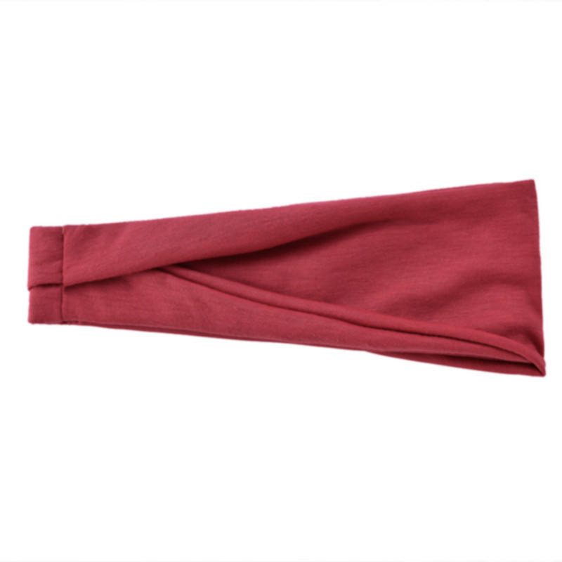 Hair Band, Multi-Color Solid Simple Design Soft Elastic Fabric Skin-friendly Wear Resistant, for Girls