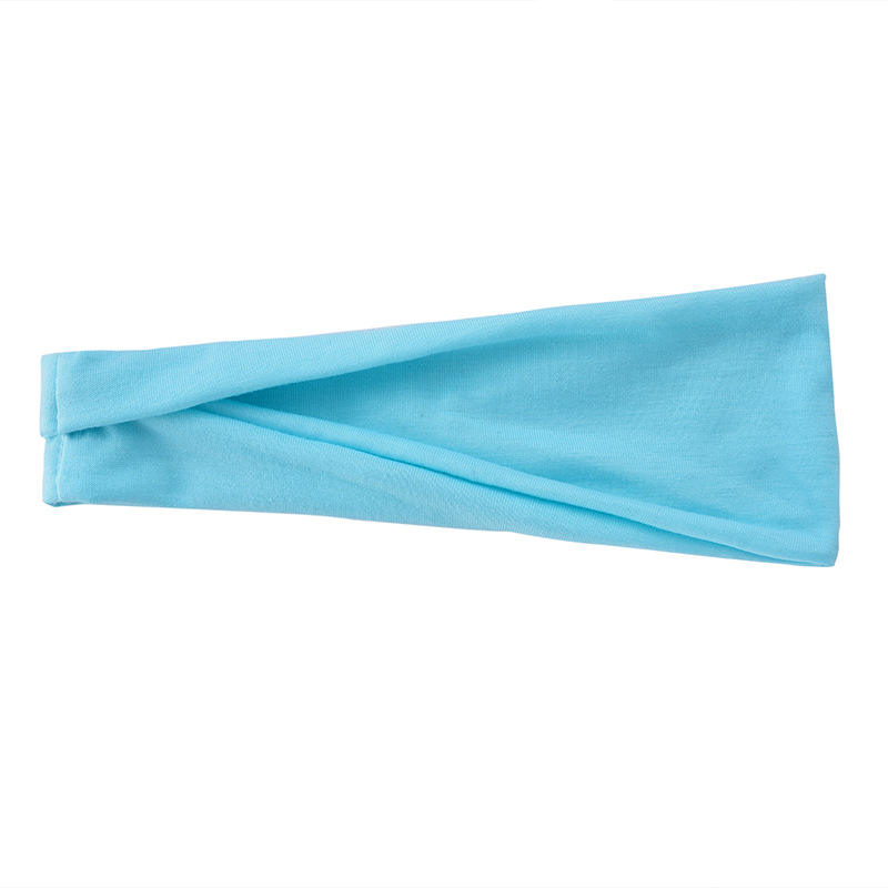 Hair Band, Multi-Color Solid Simple Design Soft Elastic Fabric Skin-friendly Wear Resistant, for Girls
