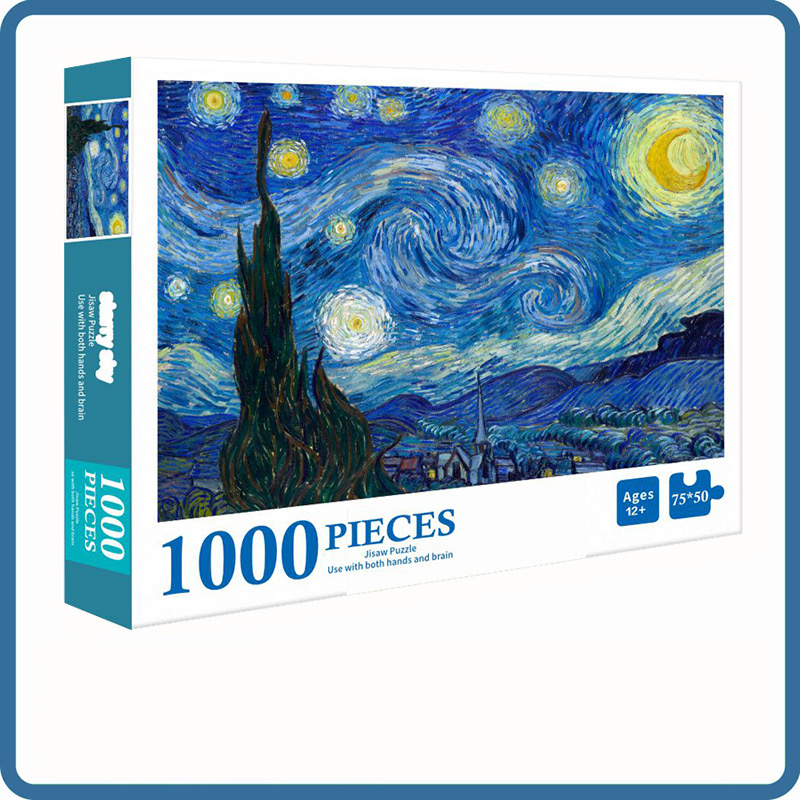 Cute Cartoon Anime 1000-Piece Puzzle, Children's Fun Challenge Educational Game