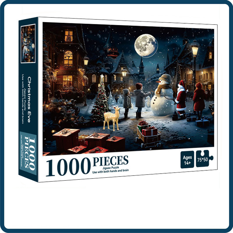 Cute Cartoon Anime 1000-Piece Puzzle, Children's Fun Challenge Educational Game
