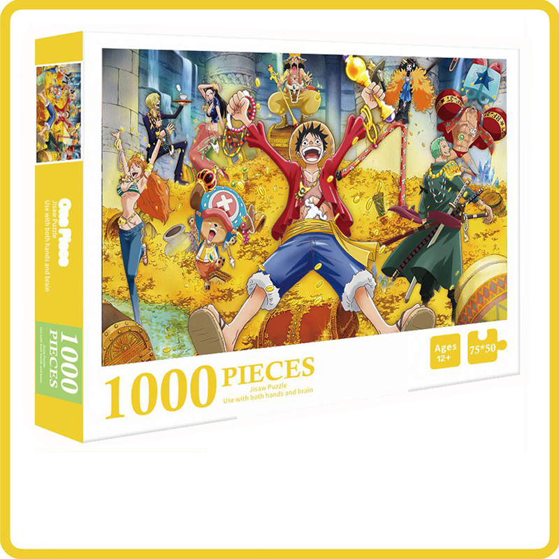 Anime Themed 1000-Piece Puzzle, Children's Creative Educational Toy