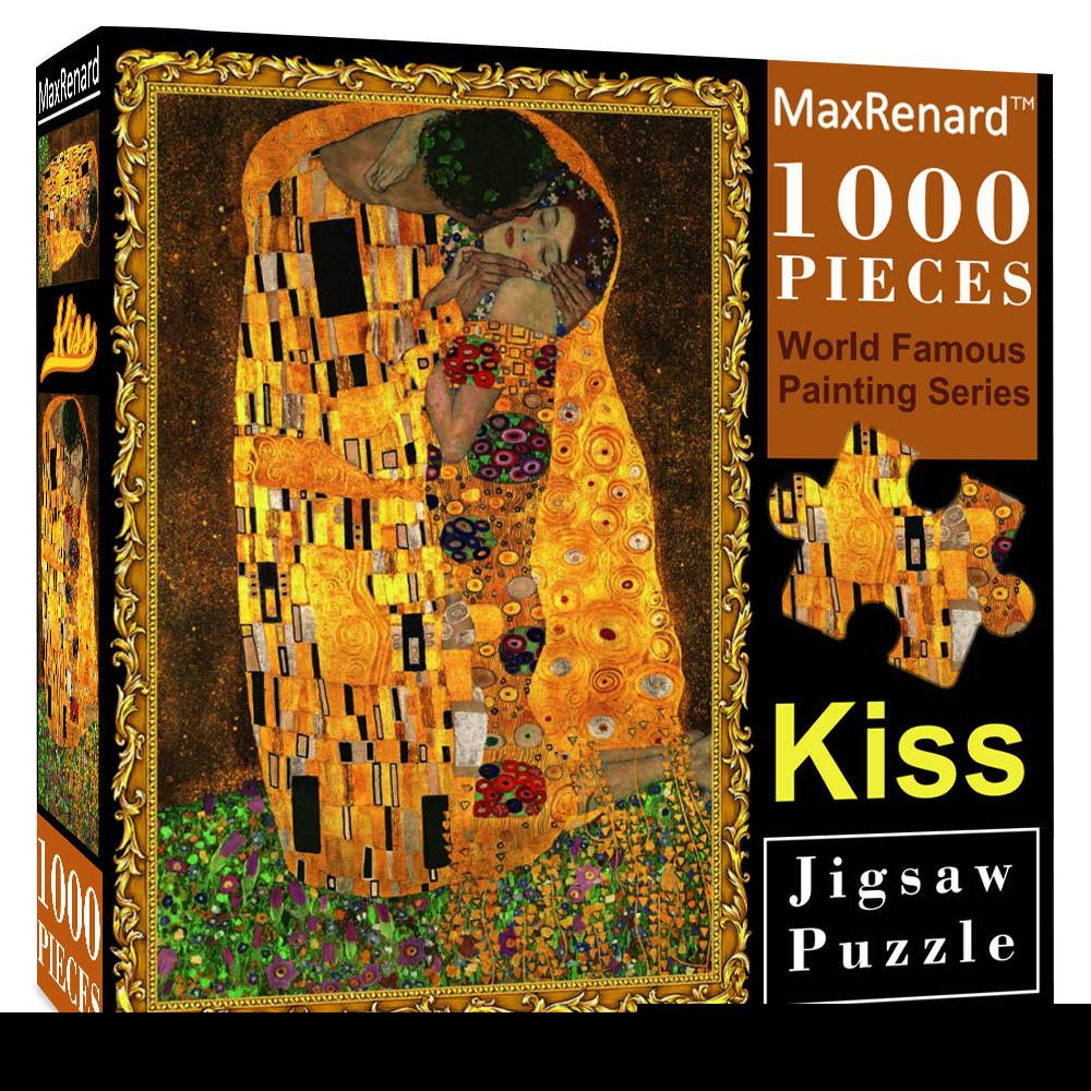 Cartoon Style 1000-Piece Puzzle, Children's Fun Design Educational Game
