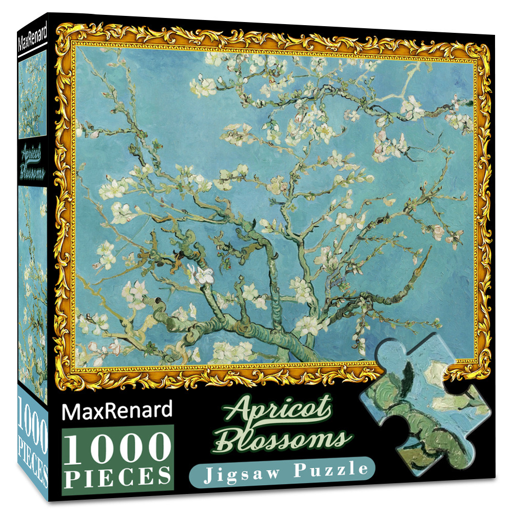 Cartoon Style 1000-Piece Puzzle, Children's Fun Design Educational Game