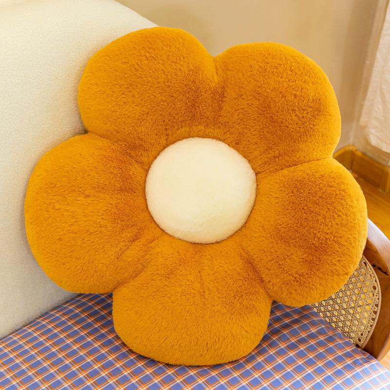 Eco-friendly Flower Round Polyester Cotton Dining Room Seat Cushion (1 Piece)