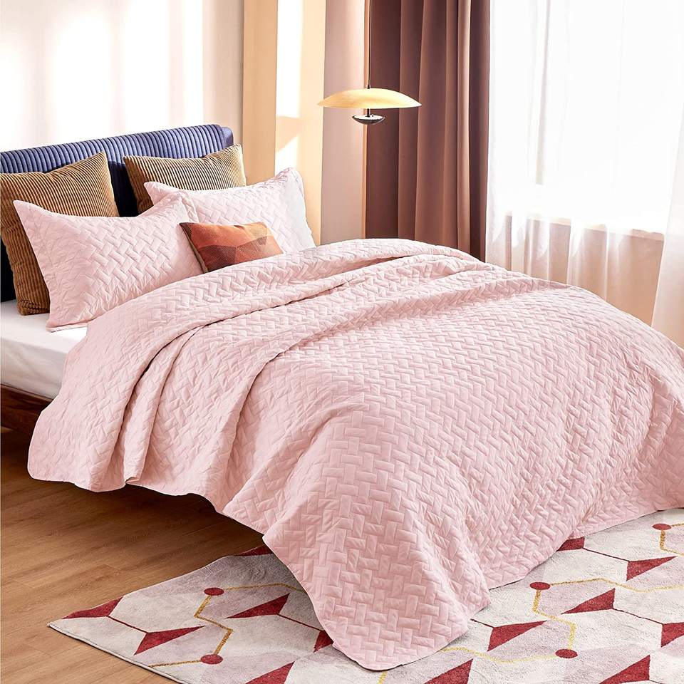 Bedding Set, Super Soft Microfiber Polyester fiber Soft Comfortable Ergonomic Design Lightweight Durable, for Home