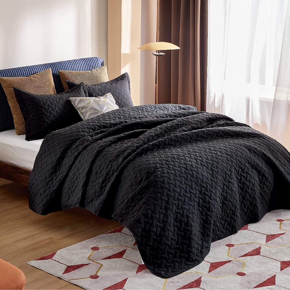Bedding Set, Super Soft Microfiber Polyester fiber Soft Comfortable Ergonomic Design Lightweight Durable, for Home