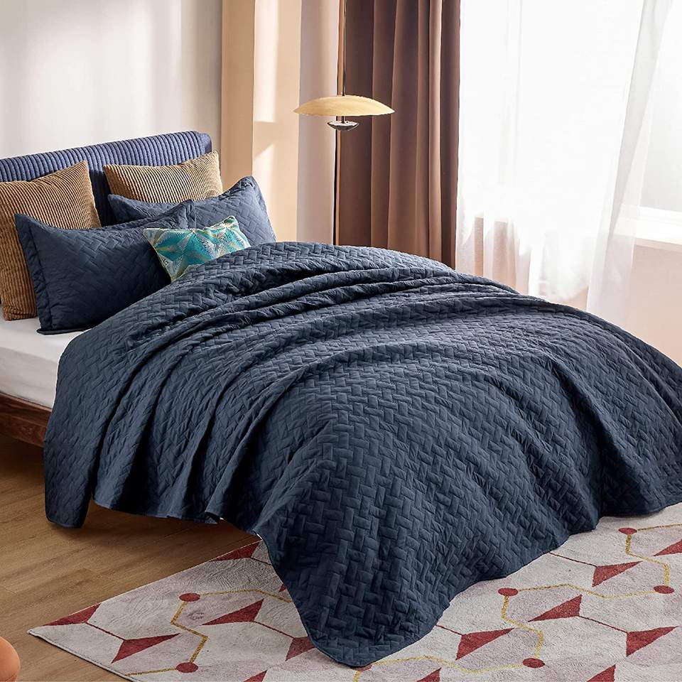 Bedding Set, Super Soft Microfiber Polyester fiber Soft Comfortable Ergonomic Design Lightweight Durable, for Home
