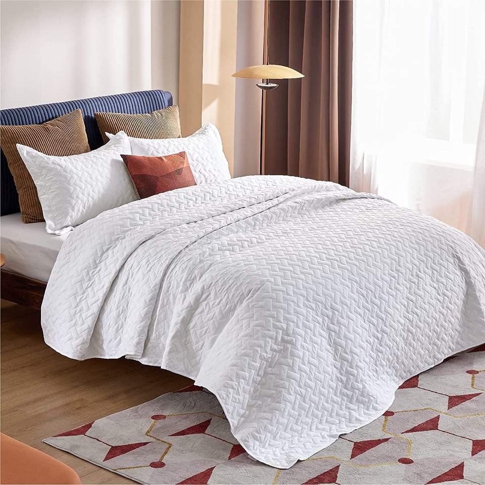 Bedding Set, Super Soft Microfiber Polyester fiber Soft Comfortable Ergonomic Design Lightweight Durable, for Home