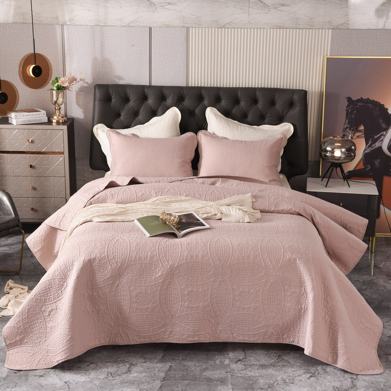 Bedspread Set Quilting Microfiber  Direct Bedding Quilts Coverlet for Bedroom Quilt 3pcs Set