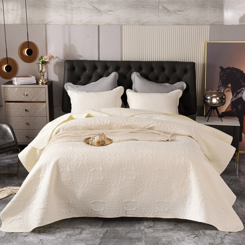 Bedspread Set Quilting Microfiber  Direct Bedding Quilts Coverlet for Bedroom Quilt 3pcs Set