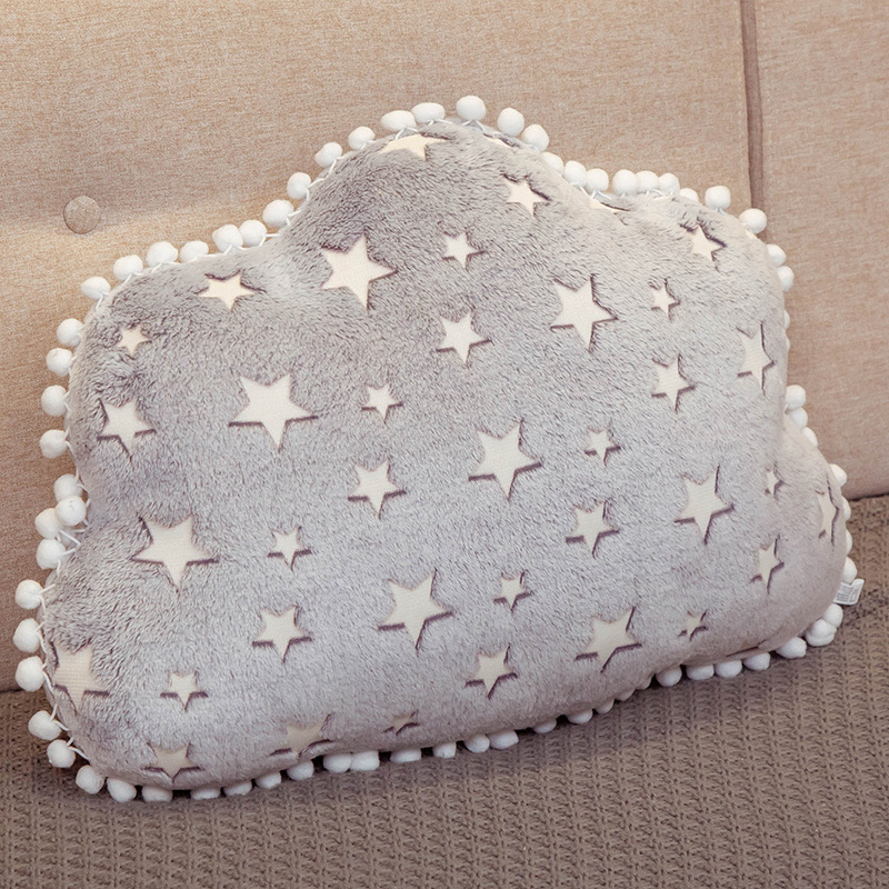 Soft Moon Pillow - Plush Stuffed Toy Throw for Bedroom Decor