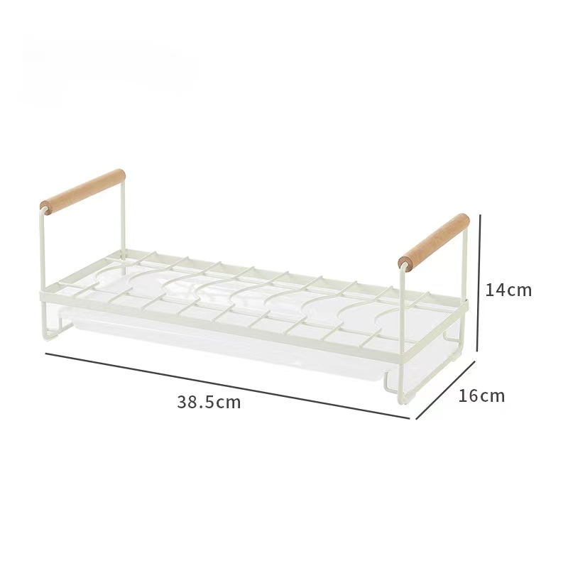 Household Kitchen Bowl Iron Storage Drain Rack (1 piece)