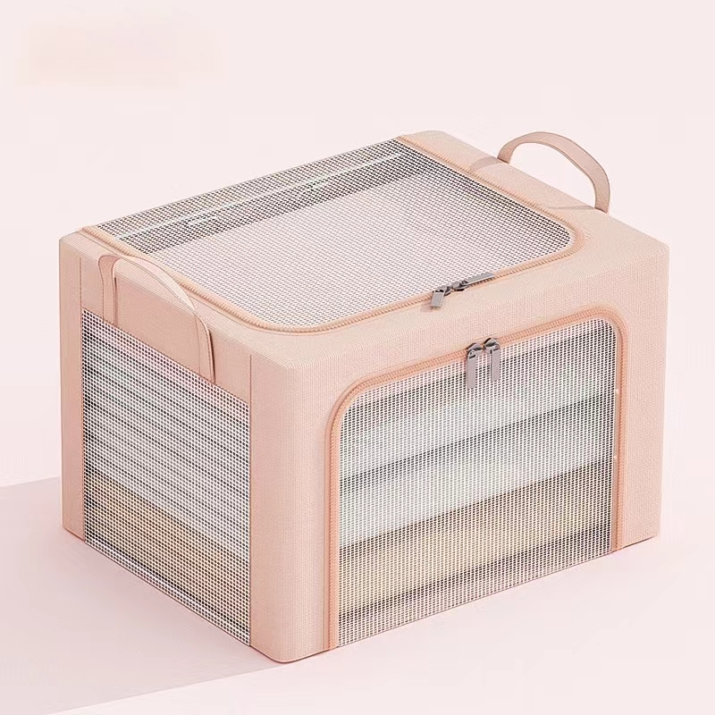 Transparent Waterproof Fabric Storage Wardrobe (1 Piece)