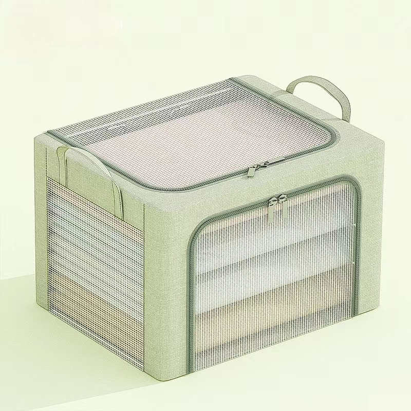 Transparent Waterproof Fabric Storage Wardrobe (1 Piece)