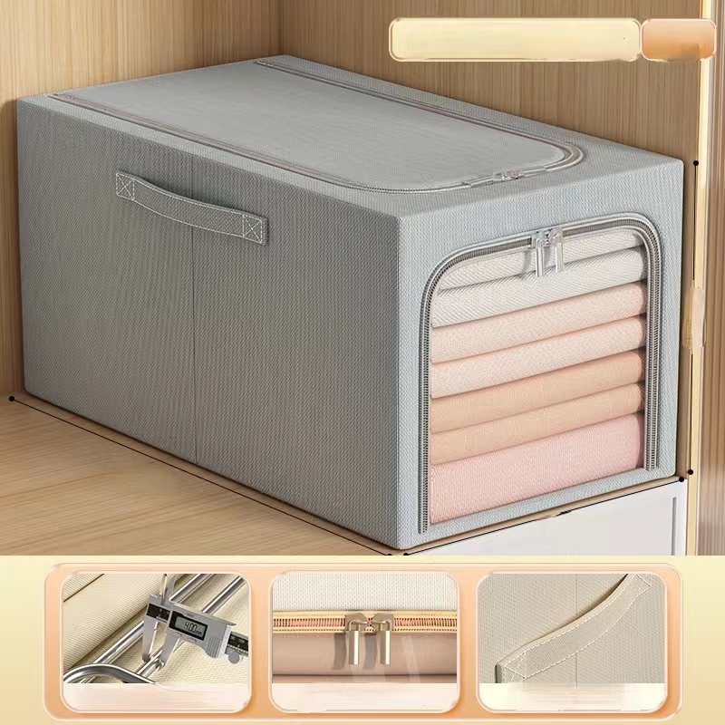 Fabric Portable Clothing Folding Storage Wardrobe 