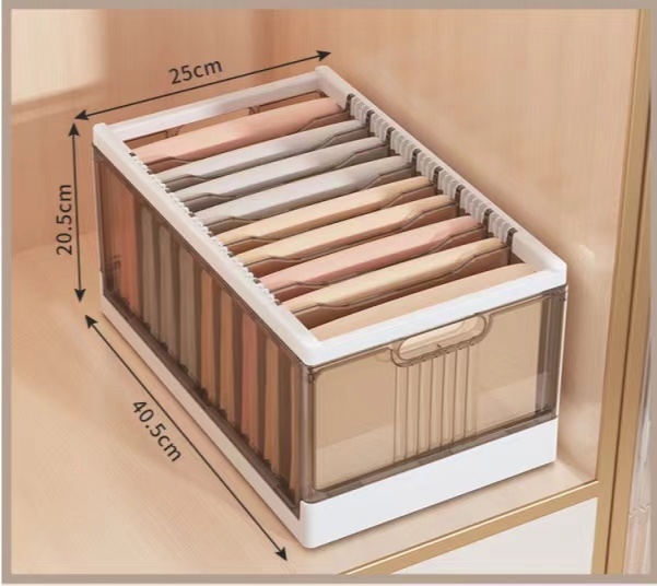 Popular Layered Organization of Clothing Storage Wardrobe (1 Piece)