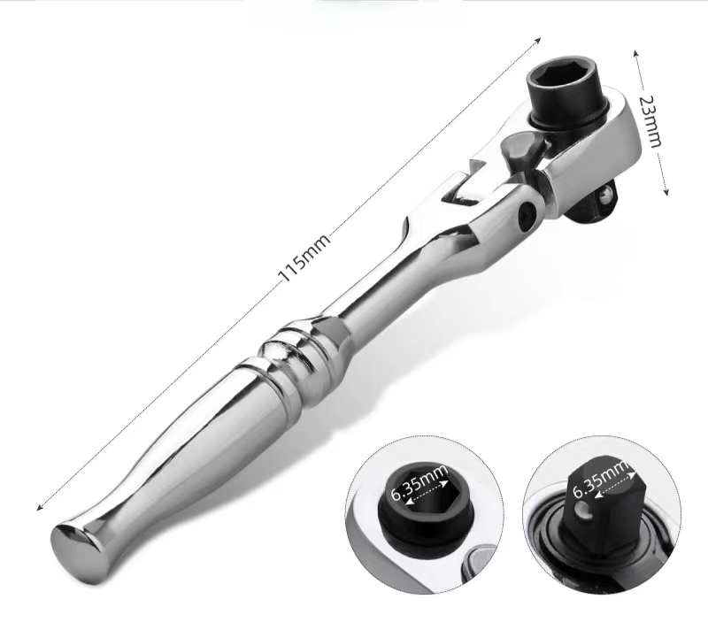 Two-in-One Double Headed Bidirectional Wrench Tool