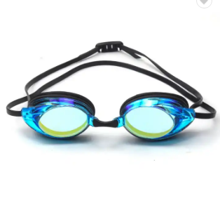 Trendy Adult Racing Swimming Goggles with Electroplating Anti-fog UV Swim Gaggles