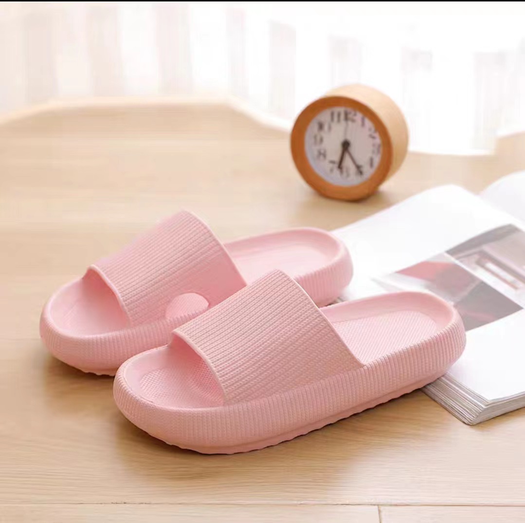 Couple Home Slippers Foam Glossy Kid's Parent-Child Slippers Beach Home Bathing Shoes 