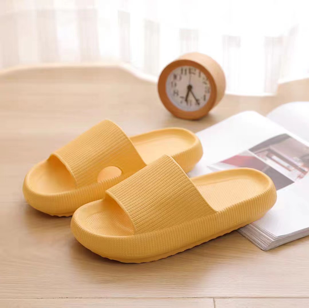 Couple Home Slippers Foam Glossy Kid's Parent-Child Slippers Beach Home Bathing Shoes 