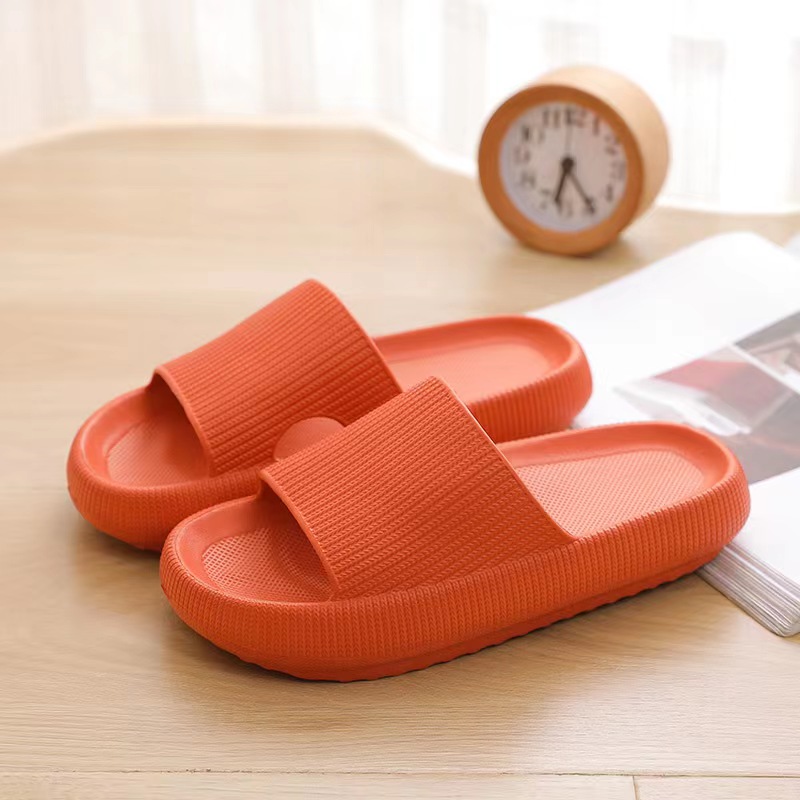 Couple Home Slippers Foam Glossy Kid's Parent-Child Slippers Beach Home Bathing Shoes 