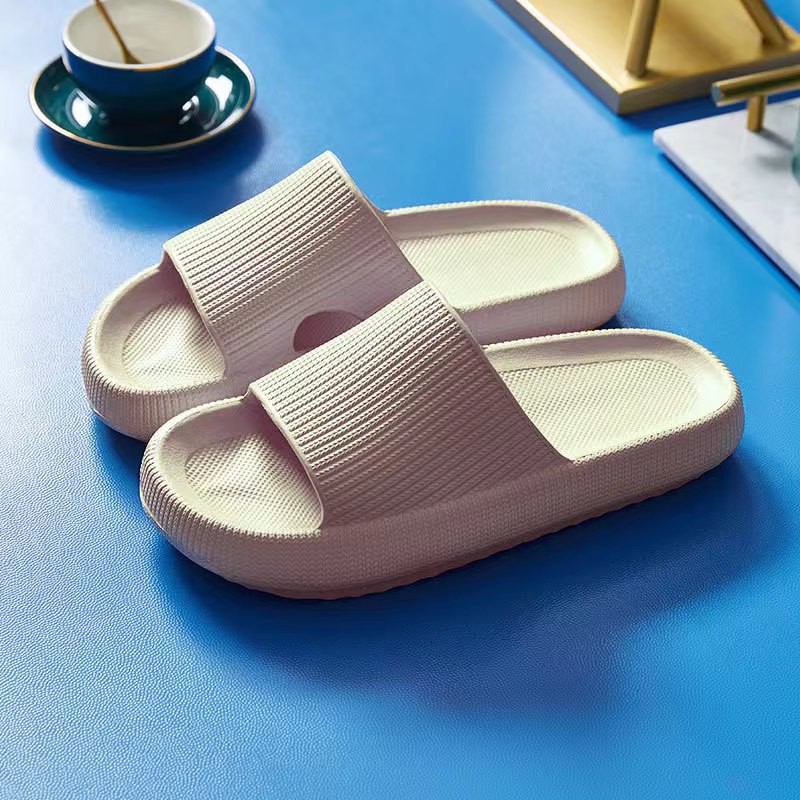 Couple Home Slippers Foam Glossy Kid's Parent-Child Slippers Beach Home Bathing Shoes 