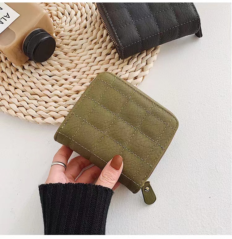 2023 Korean Mini Wallet Short Zipper Cute Wallet