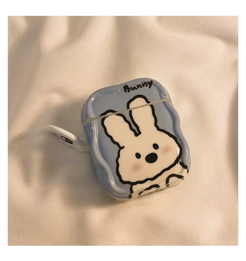 Popular cartoon cute simple wireless earphone protective cover