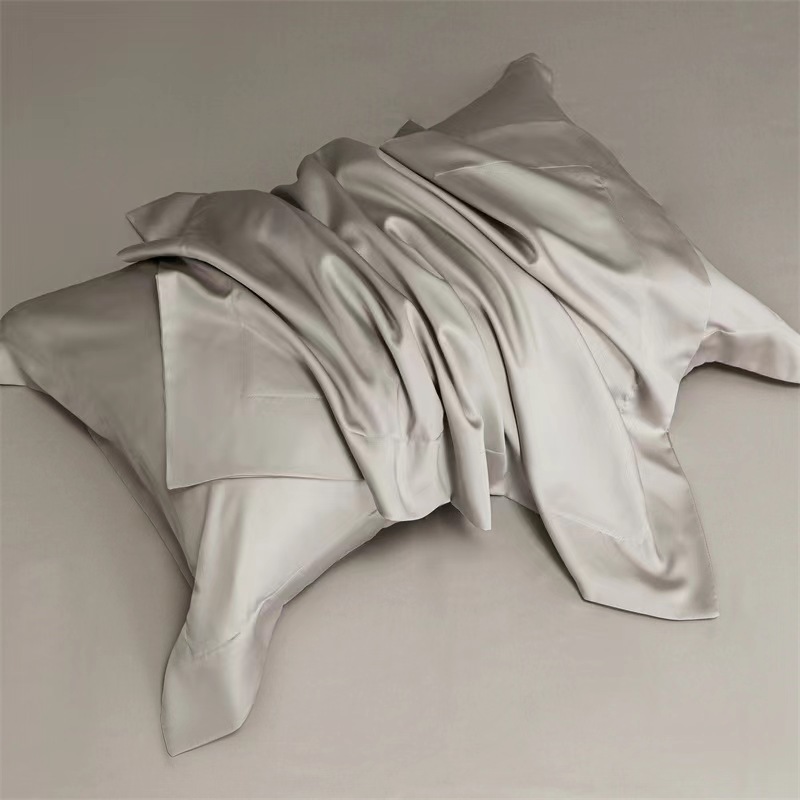 Premium Mulberry Silk Solid Color Summer Ice Silk Pillowcases