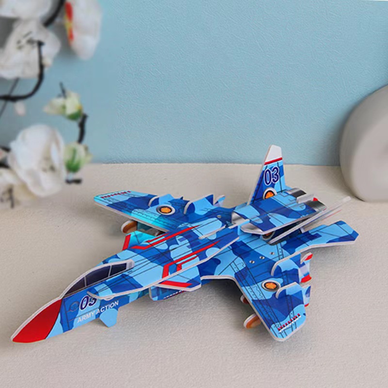 Children's DIY Intelligence Development 3D Paper Solid Puzzle