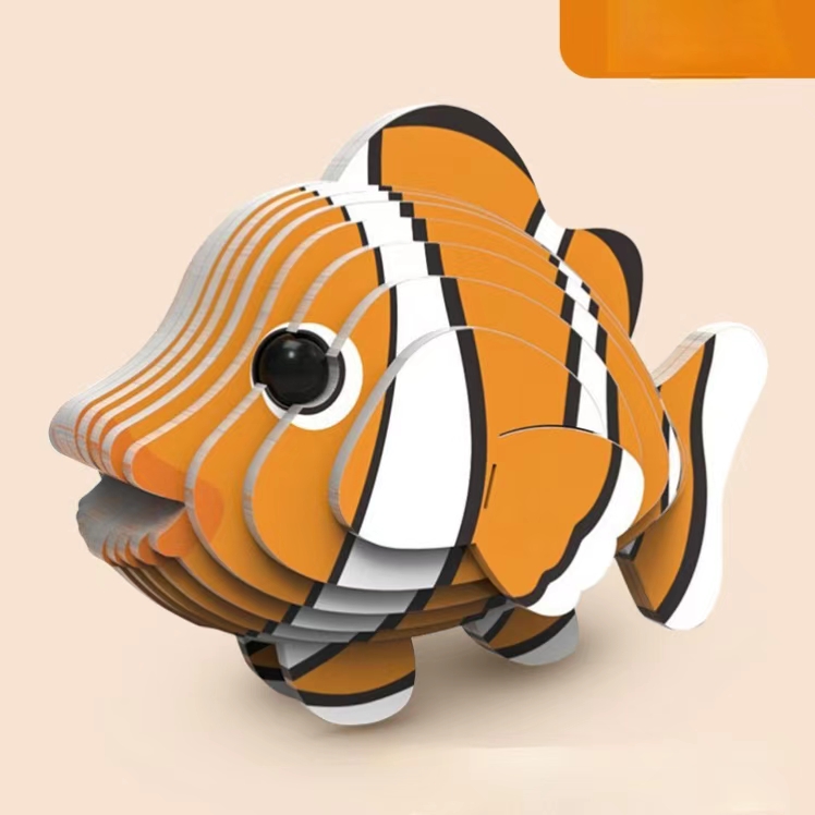 3D Puzzle of Animal Models for Children's Early Education Intelligence Toy