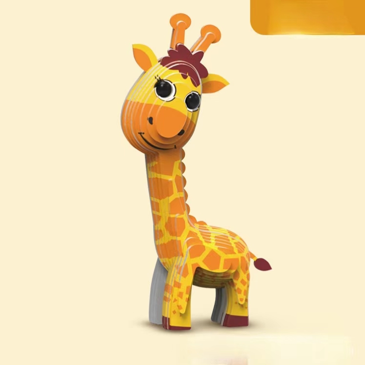 3D Puzzle of Animal Models for Children's Early Education Intelligence Toy
