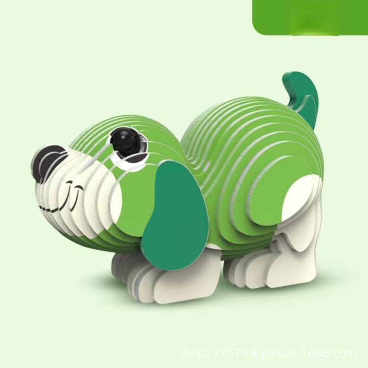 3D Puzzle of Animal Models for Children's Early Education Intelligence Toy