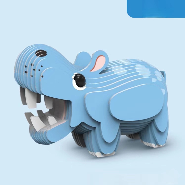 3D Puzzle of Animal Models for Children's Early Education Intelligence Toy