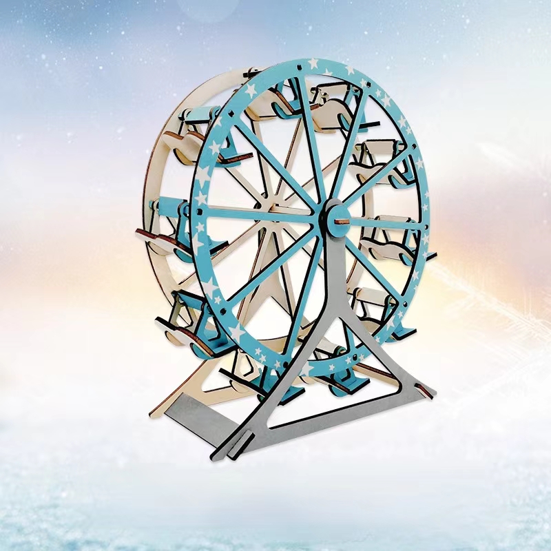 Wooden Brainstorming 3D Puzzle Toy for Girls