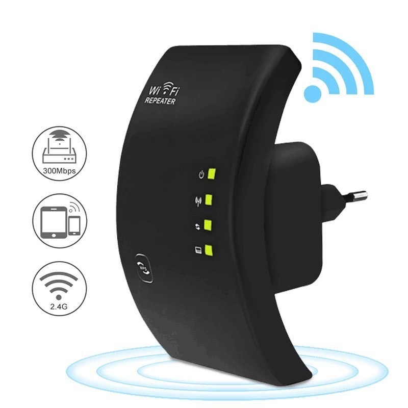 300M WiFi Range Extender Arc Repeater - Wireless Signal Booster & Router Amplifier
