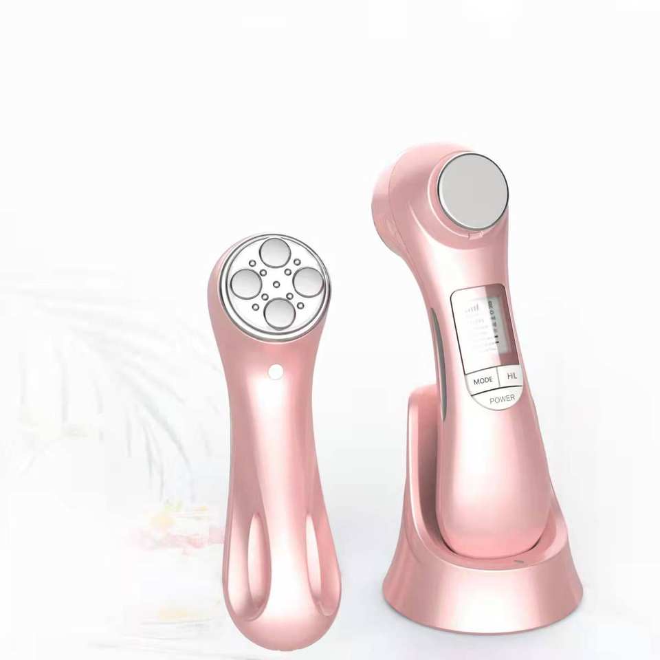 Ultrasonic Facial Massager Face Lift  LED Light Skin Care Device 