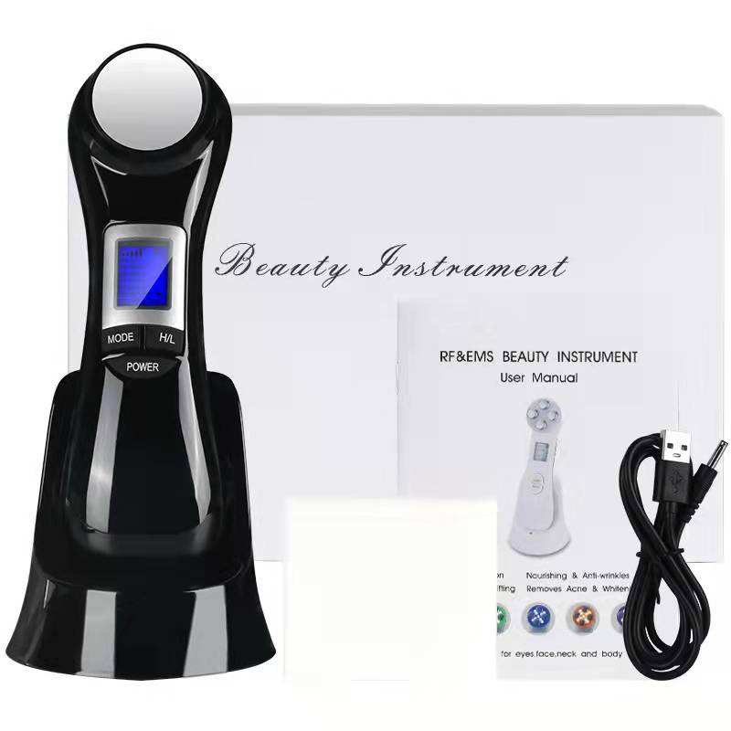 Ultrasonic Facial Massager Face Lift  LED Light Skin Care Device 